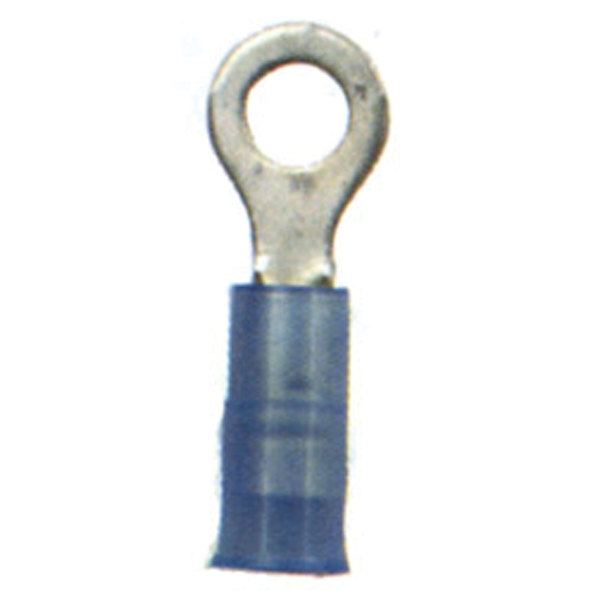 Ancor Ancor 230215 Nylon Ring Terminal - 16-14, 5/16", Blue, Pack of 6 230215